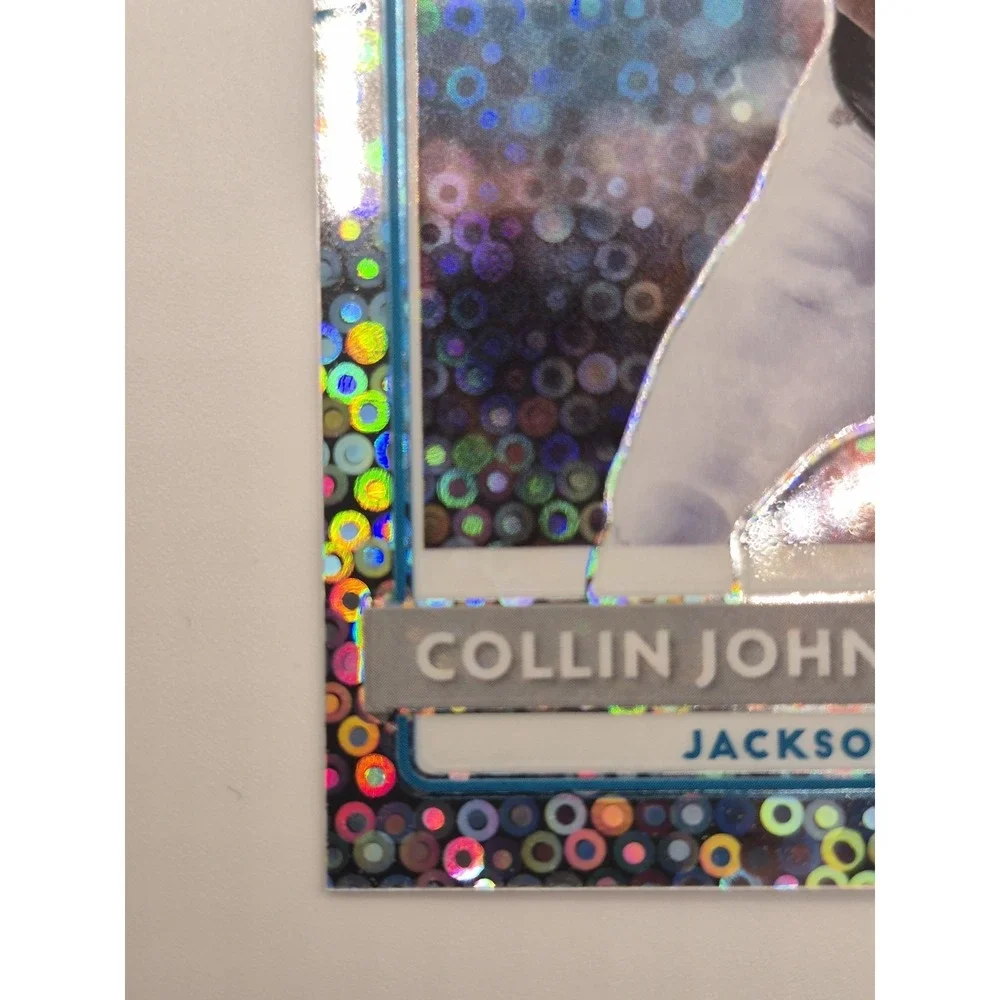 2020 Donruss Optic Rated Rookie Collin Johnson #197 Silver Circle Prizm /125 RC